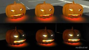 Halloween Pumpkin Interior Addon [1.48] for Euro Truck Simulator 2
