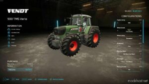 FS22 Fendt Tractor Mod: 900 TMS Edit V1.7 (Image #5)