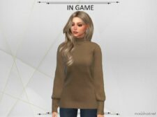 Sims 4 Adult Clothes Mod: Josie Sweater (Image #2)