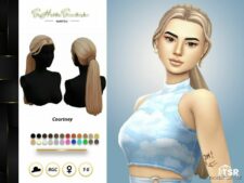 Courtney Hairstyle for Sims 4