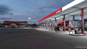 Real Companies, GAS Stations & Billboards V3.02.19 for American Truck Simulator