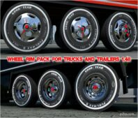 ETS2 Wheels Part Mod: Wheel RIM Pack For Trucks And Trailers 1.48 (Image #2)