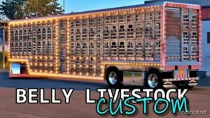SCS Belly Livestock – Custom V1.1 [1.48] for American Truck Simulator