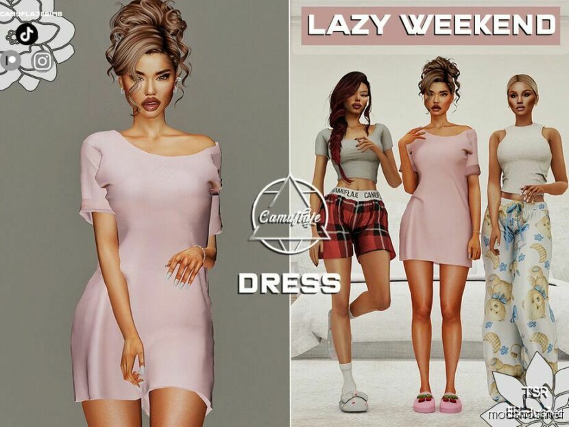Lazy Weekend Collection for Sims 4