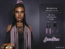 Asteria Hairstyle for Sims 4