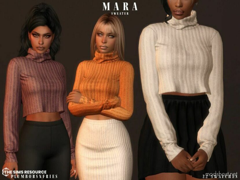 Mara Sweater for Sims 4