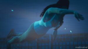 GTA 5 Player Mod: Blue Jeans ~ Lana DEL REY Swimsuit (Image #4)