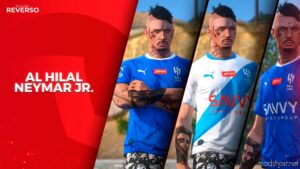 AL Hilal T-Shirt – Neymar JR for Grand Theft Auto V