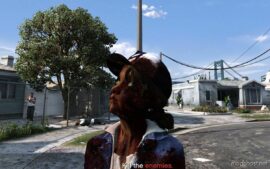 GTA 5 Player Mod: Clementine (Animation) TWD Final Season V1.2 (Image #2)