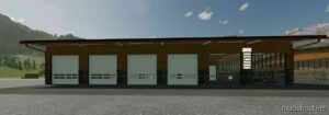 FS22 Placeable Mod: Austriamodding Drive-Through Hall BIG V1.0.2 (Image #2)