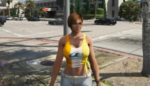 GTA 5 Player Mod: Lisa Hamilton DOA (Psychics Hair) V1.1 (Image #3)