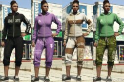 GTA 5 Player Mod: Better Sweatsuits For MP Females (Image #2)