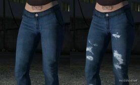 GTA 5 Player Mod: Recolored Skinny Jeans | Textures | MP Female (Image #2)