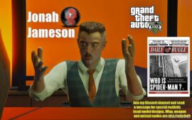 Spiderman 3 Game | Jonah Jameson [Add-On PED] for Grand Theft Auto V