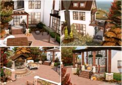 Sims 4 House Mod: Autumn Estate No CC (Image #7)