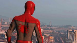 GTA 5 Player Mod: Retexture For PS4 Spider-Man V1.1 (Image #2)