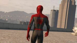 GTA 5 Player Mod: Retexture For PS4 Spider-Man V1.1 (Image #5)