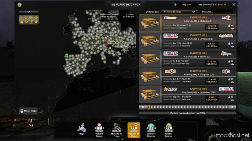 Loads For HCT By Rodonitcho Mods [1.48] for Euro Truck Simulator 2