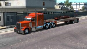 ATS Trailer Mod: Manac Darkwing Flatbed 1.48 (Image #2)