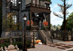 Sims 4 House Mod: Dark Mansion No CC (Image #6)