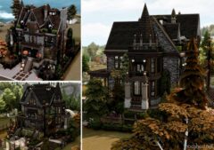 Sims 4 House Mod: Dark Mansion No CC (Image #7)