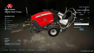 Fendt Rotana 160V / Massey Ferguson 4160V for Farming Simulator 22