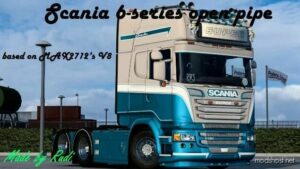 Scania 6-Series V8 Open Pipe Sound [1.48.5] for Euro Truck Simulator 2