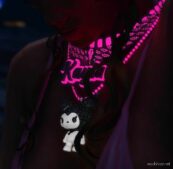 Kayla Kuromi Glow In The Dark Chain for Grand Theft Auto V