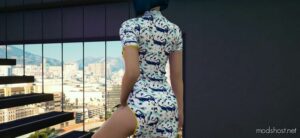 GTA 5 Player Mod: Short Qipao For MP Female (Image #2)