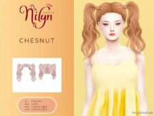 Chesnut Hair for Sims 4