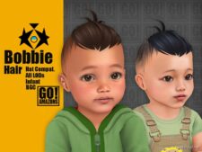 Bobbie Hair for Sims 4
