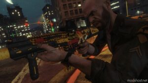 GTA 5 Weapon Mod: H&K HK433 Halloween Senko-San Theme V1.1 (Image #4)