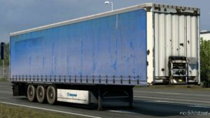 Krone Profiliner Dirty Blue Skin for Euro Truck Simulator 2