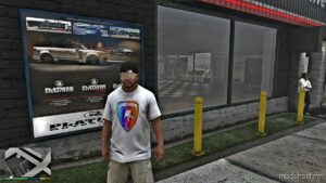 GTA 5 Player Mod: T-Shirts For Franklin Clinton Real Brands And Sports Clubs (Image #4)