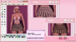 GTA 5 Player Mod: Gimi Skirt For MP Female (Image #3)