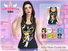 Sailor Moon Crystal Tops | Updated 2023 for Sims 4