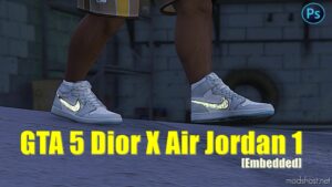 Dior X AIR Jordan 1 Shoe [Replace] for Grand Theft Auto V