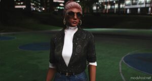 GTA 5 Player Mod: Sleek Layered Shirt For MP Female (Image #4)