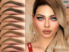 Serena Eyebrows N263 for Sims 4