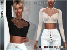 TOP With Mesh for Sims 4