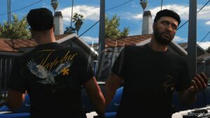 GTA 5 Player Mod: Trapstar Latest T-Shirts For MP Male (Image #3)