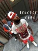 GTA 5 Player Mod: Trucker Caps For Franklin (Featured)