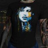 GTA 5 Player Mod: T-Shirt Print | Textures | For MP Female (Image #5)