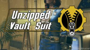 Unzipped Vault Suit for Fallout 76