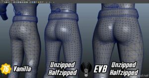 Fallout76 Mod: Unzipped Vault Suit (Image #2)