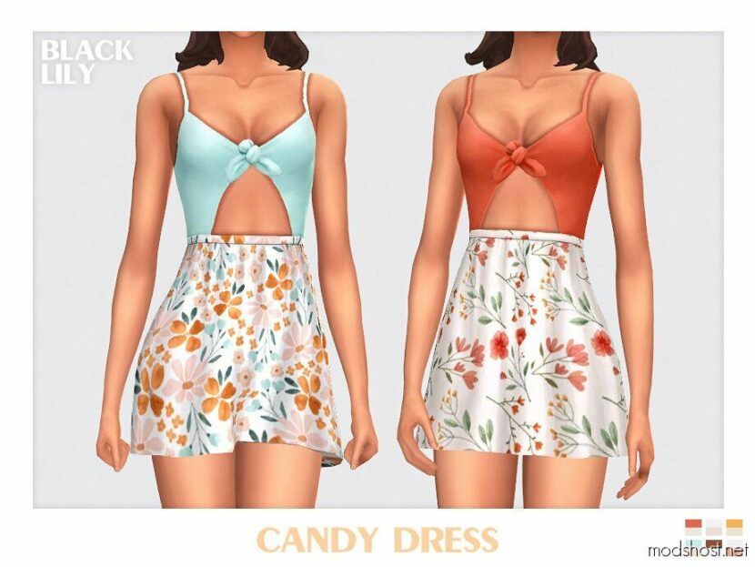 Candy Dress for Sims 4