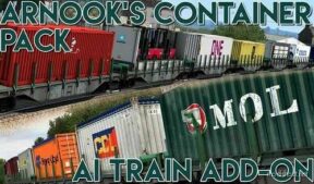 Container Pack Train Addon V16.0 for Euro Truck Simulator 2