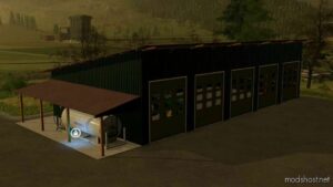 FS22 Placeable Mod: Machine hall with Gas station (Image #3)