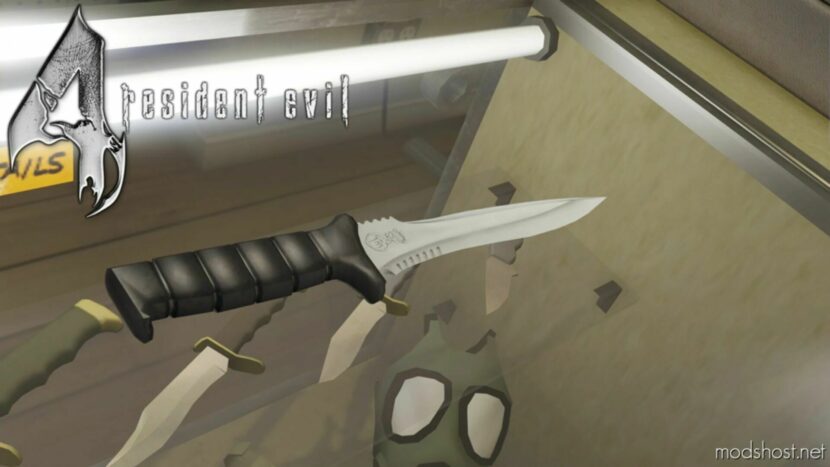 Leon Combat Knife – Resident Evil 4 OG – [Replace] for Grand Theft Auto V
