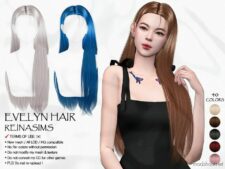 92 Evelyn Hair for Sims 4